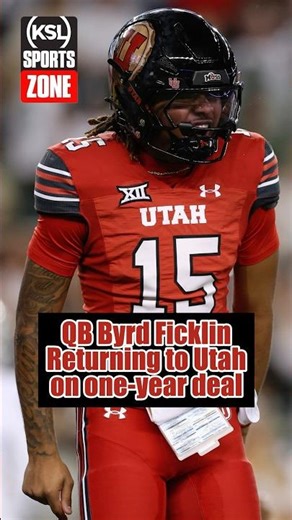 🔥Byrd Ficklin RETURNING to Utah! | What This Means for 2026 Utes’ QB Battle | KSL Sports #shorts