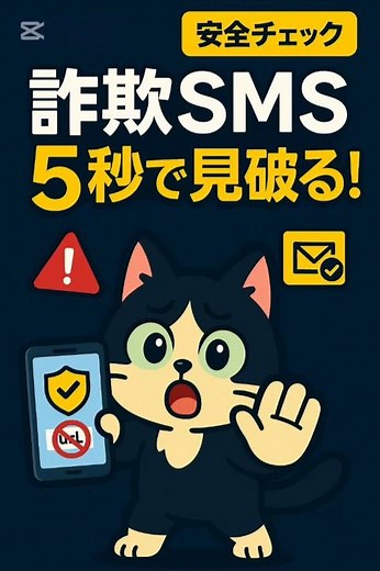 そのSMS、本物？“5秒チェック”で詐欺を見破る