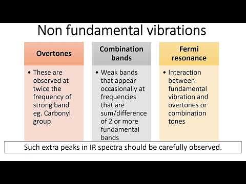 Overtones, combination bands, Fermi resonance | Molecular Vibrations | Infra Red Spectroscopy|Part 2