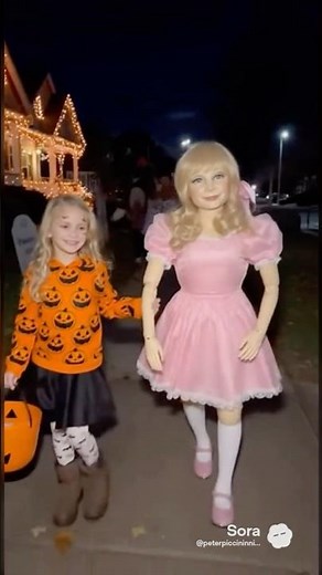 AI: Sister turns Brother into Female Doll for Trick or Treating!