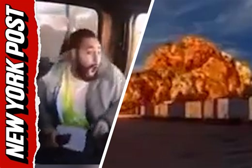 Watch truck driver react in horror as UPS plane crash happens live on his dashcam