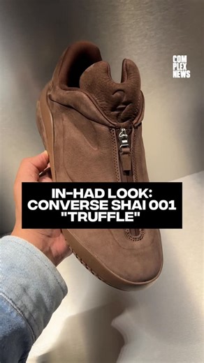 Complex Sneakers on Instagram: "Converse Shai 001 "Truffle" Dropping in conjunction with NBA All-Star 2026, the Converse SHAI 001 LUX: Truffle ($170) will be available in a limited release at Undefeated La Brea and at The Shai Lounge on Feb. 14, followed by The Foot Locker Takeover at L.A. Live on Feb. 15. A limited global release will follow on Feb. 26."