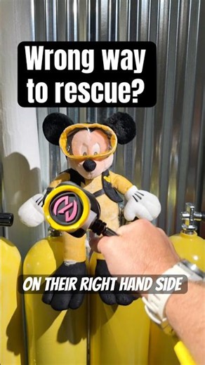 How to configure an octo for sharing air 👌🛟 #scubadiving #emergency