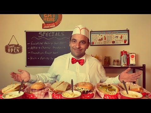 ASMR-The Vintage Diner (Deli Sandwich Edition)