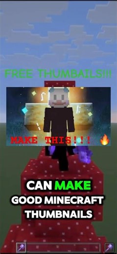 How To Make Good Minecraft Thumbnails!