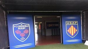 Finale USAP-Grenoble au stade Ernest-Wallon de Toulouse: petit tour du propriétaire