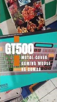 GT500 METAL COVER GAMING MOUSE AND KEYBOARD COMBO #insertcoingaming #mechanicalkeyboard #gamingmouse