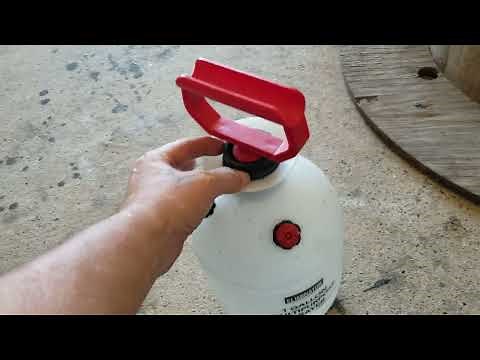 Eliminator one gallon multipurpose sprayer not building up pressure