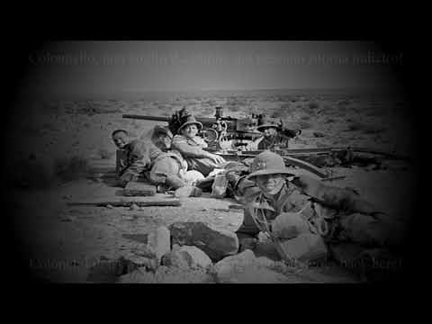 "La Sagra di Giarabub" - Italian WW2 Song(+English Subtitles)