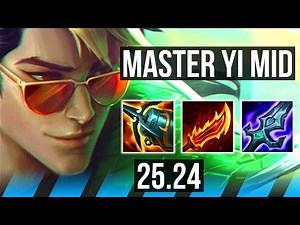 MASTER YI vs YASUO (MID) | EUW Master | 25.24