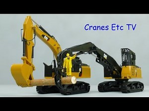 Tonkin Caterpillar 568 Forestry Machines by Cranes Etc TV