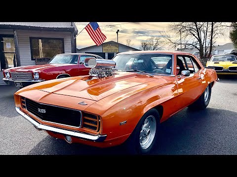 Test Drive 1969 Supercharged Chevy Camaro SOLD $35,900 Maple Motors