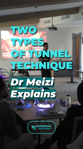 Periohome 🦷 Dr Meizi 🦷 on Instagram: "Coronally vs laterally advanced tunnel – what’s the difference? In this short clip from our tunnel techniques course in Timișoara, Romania (Victor Babeș University), Dr Meizi Eliezer gives a quick visual explanation of the two main tunnel designs for recession coverage: Coronally advanced tunnel – the flap is mobilised and moved upwards over the exposed root Laterally positioned/closed tunnel – tissue is slid from a neighbouring area to cover the defect Th
