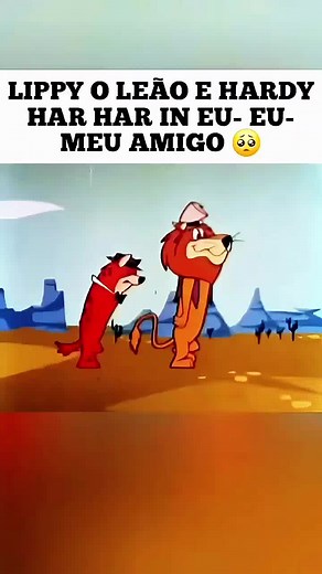 Lippy o leão e Hardy har har in eu- eu- meu amigo #cartoonnetwork #animacão #desenhos #fy #viral