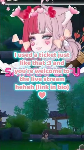 Finally, the hot springs 🥰 #stream #maid #valentine #vtuber #onsen #starsandisland #gaming