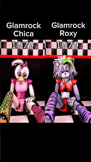 Glamrock Chica VS Glamrock Roxy over the years