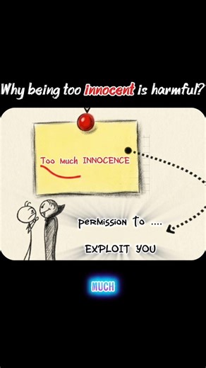 Why being too innocent is harmful? #englishvoice #psycholgyfacts #usashorts #globalaudience