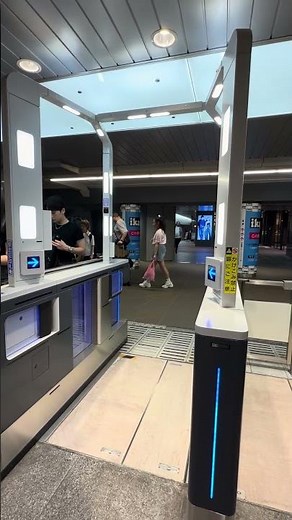 Face recognition ticket barrier Osaka Metro