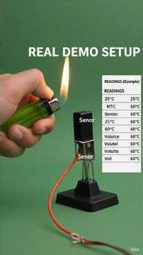 Temperature Sensor Working in tamil