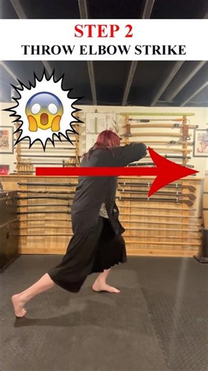 How To Do a DEADLY ELBOW STRIKE 😱 #Shorts #MMA #Kickboxing