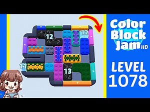 Color Block Jam Level 1078 Solution Walkthrough