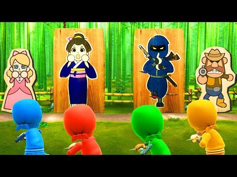 Wii Party U Minigames Dojo Domination Super Amy Gameplay ( Master Difficulty ) #games #minhpartyu