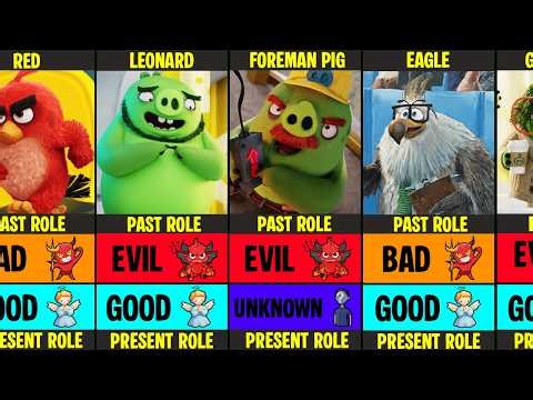 Angry Birds Characters Past vs Present Role | Good or Evil?