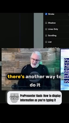 ✅Want to type live and have it show up instantly on screen? There’s a trick for that in ProPresenter. Check it out Full tutorial here 👉 https://youtu.be/0Q7ksIxVk-8