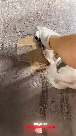 Methods for repairing abandoned AC pipe wall holes 🛠️🧱 #shorts