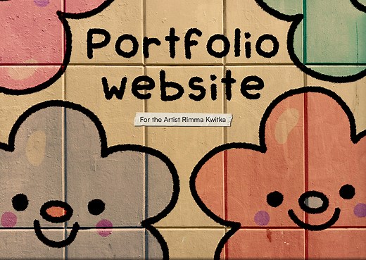 Creative portfolio web (UX/UI Case study)