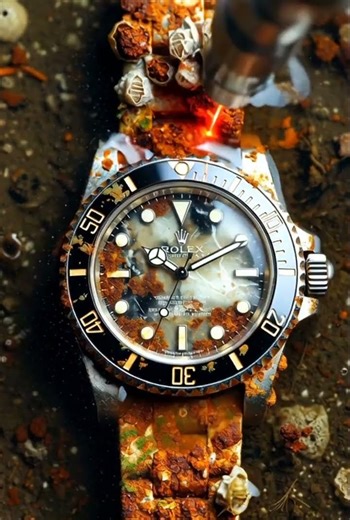 Rescuing a $10,000 Rolex From Rust Hell - Submariner Restoration #timelapse
