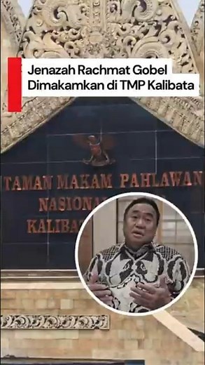 Rachmat Gobel's Remains to Be Buried at Kalibata Heroes Cemetery