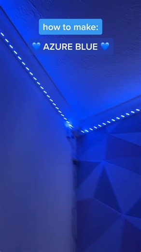 Beautiful Azure Blue Ceiling Lights