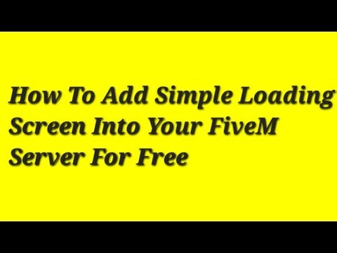 How To Install A Loading Screen To Your QBcore Server Free (Any FiveM Server)