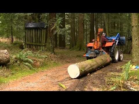 Small Scale Logging - Farmi Winch