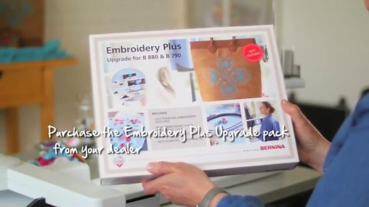 Upgrade your B 880 & B 790 with Embroidery Plus and the new BERNINA Midi Hoop!