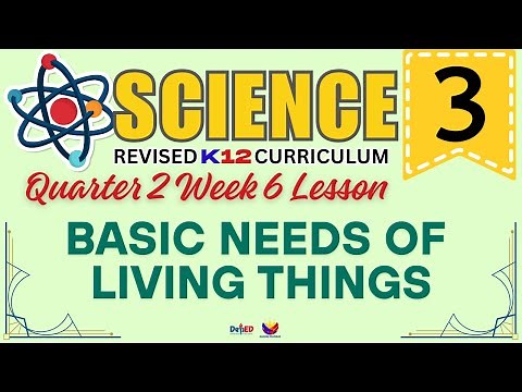 SCIENCE 3 | BASIC NEEDS OF LIVING THINGS | WEEK 6 LESSON | QUARTER 2 | REVISED CURRICULUM