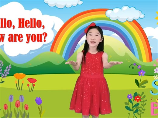 英语课堂幼儿TPR热身歌曲Hello Hello How Are You with Lyrics and actions