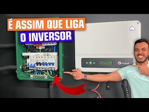 Como ligar o INVERSOR SOLAR na REDE ELÉTRICA da concessionária de energia