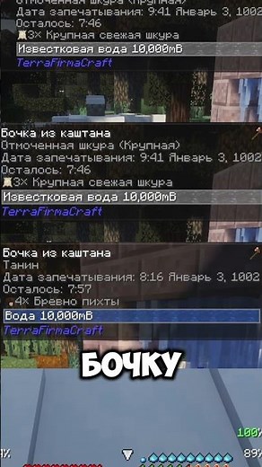 Я просто хотел не замёрзнуть зимой… #minecraft #майнкрафт #промайнкрафт #terrafirmagreg