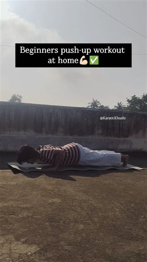 push-up tutorial.....#@Karate.Khushi