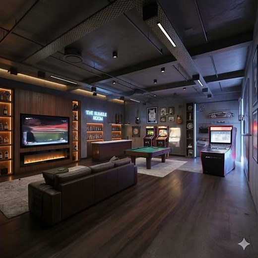 Ultimate Man Cave Transformation 🔥 From Empty Room to Dream Setup