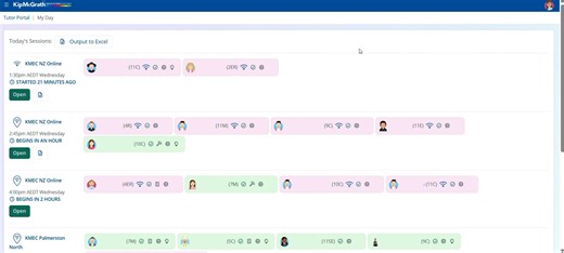 Previewing Student History