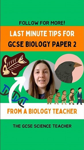 Biology Paper 2 Tips (You can do it! 👊🍀)