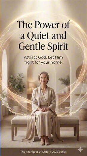 The Power of a Quiet and Gentle Spirit #TheArchitectOfOrder #QuietStrength #GentleSpirit #PowerInHumility #GraceOfTheWife