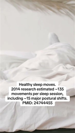 Healthy sleep moves
