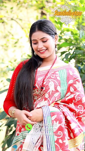 Hand-stitched Kantha embroidery brings soul to every thread. Because timeless fashion never goes out of style. ✨ #KanthaArt #SlowFashion #HandloomLove #EthnicChic #santiniketanonline | Santiniketan online