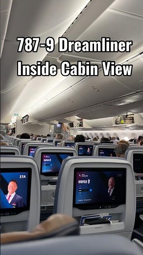 Step inside the cabin of the Boeing 787-9 Dreamliner | The most advanced aircraft flying today.