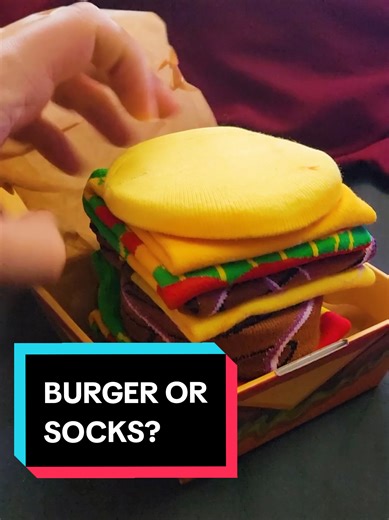 Burger or Socks? #fyp #interesting #fypppp | interesting