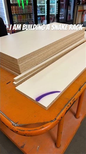 I am building a snake rack #snake ￼